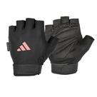 Luvas adidas Essential ajustáveis sem dedos rosa tamanho S