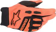 Luvas Alpinestars Full Bore - Camurça Sintética Laranja/Preta Luvas Alpinestars Full Bore - Camurça Sintética Laranja/Preta