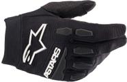 Luvas Alpinestars Full Bore Youth - Preto e Branco - Tamanho L Luvas Alpinestars Full Bore Youth - Preto e Branco - Tamanho L