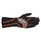 Luvas Alpinestars Tech-1 K V2 Pretas/Fluo ONG - Para Kart Luvas Alpinestars Tech-1 K V2 Pretas/Fluo ONG - Para Kart