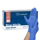 Luvas CareStock Blue Nitrile Exam 200 unidades grandes