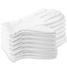 Luvas de algodão Selizo 100% brancas para eczema e mãos secas x12 pares Luvas de algodão Selizo 100% brancas para eczema e mãos secas x12 pares