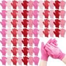 Luvas de banho esfoliantes Cuffbow 90 unidades rosa de dupla face