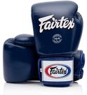 Luvas de boxe Fairtex BGV1 Muay Thai Training 14 onças azuis