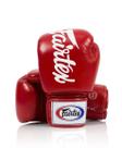 Luvas de Boxe Fairtex BGV19 Deluxe - Ajustamento Perfeito 12oz - Vermelhas