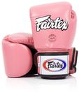 Luvas de Boxe Fairtex BGV1BR Muay Thai - Respiráveis 350g - Rosa