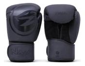 Luvas de Boxe Muay Thai Naja Viper Profissional Preto 12 OZ
