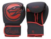 Luvas de Boxe Muay Thai Naja Viper Profissional Vermelho 14 OZ