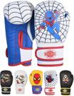 Luvas de Boxe Twister Kids 6oz para Treino Juvenil Coloridas