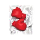 Luvas de boxe UNDERWRAPS, fantasia de Halloween, unissex, vermelhas