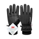 Luvas de Ciclismo de Inverno Masculinas - Lã, À Prova D'Água e com Tela Sensível ao Toque