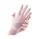 Luvas De Ciclismo Femininas Respiráveis De Seda Gelada Com Proteção Solar, Design Fino E Colorido