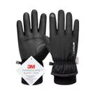 Luvas De Ciclismo Masculinas De Inverno Impermeáveis Com Tela Sensível Ao Toque, Forro De Lã,
