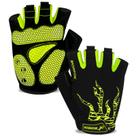 Luvas de ciclismo MOREOK 050 com almofada de gel de 5 mm para homens/mulheres