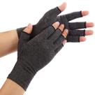 Luvas de compressão Duerer Arthritis para mulheres e homens pretas L