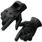 Luvas de condução Milwaukee Leather SH247 pretas sem forro X-Small