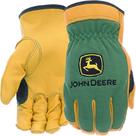 Luvas de Couro de Veado John Deere para Motorista - Alta Qualidade