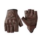 Luvas De Couro Sem Dedos Para Motocicleta, Retro, Verão, Motocross, Luvas De Ciclismo Luvas De Couro Sem Dedos Para Motocicleta, Retro, Verão, Motocross, Luvas De Ciclismo