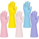 Luvas de cozinha Jsocoah, 5 pares, borracha, tamanho médio, antiderrapantes