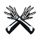 Luvas De Esqueleto Para Adultos, Máscara De Caveira, Fantasia De Terror, Acessórios De Cosplay De