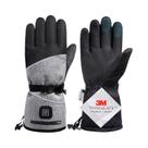 Luvas De Esqui Aquecidas E Impermeáveis Para O Inverno, Com Tela Sensível Ao Toque, Antiderrapantes,