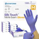 Luvas de exame de nitrila Jointown Silk Touch tamanho M 1000 unidades Luvas de exame de nitrila Jointown Silk Touch tamanho M 1000 unidades