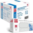 Luvas de exame de nitrilo Basic Medical NGPF-7002 sem látex 1000