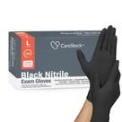 Luvas de exame de nitrilo CareStock Black 250 unidades sem pó Luvas de exame de nitrilo CareStock Black 250 unidades sem pó
