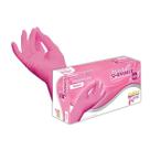 Luvas de exame de nitrilo DASH Alasta Shimmer PNK100 Pink XS Luvas de exame de nitrilo DASH Alasta Shimmer PNK100 Pink XS