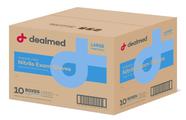 Luvas de exame de nitrilo descartáveis Dealmed 100 Large (caixa com 10)