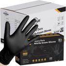 Luvas de exame de nitrilo descartáveis TitanFlex 6-mil pretas 1000ct Luvas de exame de nitrilo descartáveis TitanFlex 6-mil pretas 1000ct