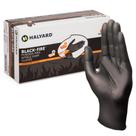 Luvas de exame de nitrilo HALYARD BLACK-FIRE, sem pó, médias