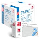 Luvas de exame de vinil Jointown Synmax Latex-Free Medium 1000