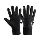 Luvas De Fleece À Prova d'Água E Vento Com Tela Sensível Ao Toque Para Ciclismo, Corrida,