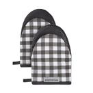 Luvas de Forno KitchenAid Gingham Onyx Black - Conjunto com 2 Peças