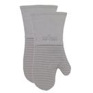 Luvas de forno totalmente revestidas de silicone resistentes ao calor, 500C, pacote com 2 unidades