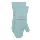 Luvas de forno totalmente revestidas de silicone resistentes ao calor, 500C, pacote com 2 unidades