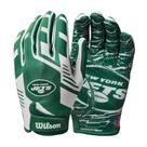 Luvas de futebol Wilson NFL Stretch Fit Adult New York Jets