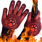 Luvas de grelha UbeeSize Longthen Bear Paw 800C resistentes ao calor Luvas de grelha UbeeSize Longthen Bear Paw 800C resistentes ao calor