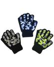 Luvas de inverno para crianças Evridwear Warm Stretch Grip, 3 pares