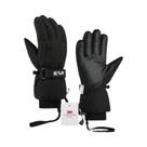 Luvas De Inverno Térmicas Impermeáveis Para Homens, Forradas Com Fleece, Luvas Pretas Para