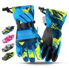 Luvas de Inverno West Biking para Crianças 3M Thinsulate Azul G