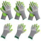 Luvas de jardim WORKPRO, 6 pares com revestimento ecológico de látex