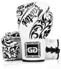 Luvas de Kickboxing Fairtex Glory - Edição Limitada Branca (340g)