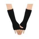 Luvas De Lã Longas Unissex Para Homens E Mulheres, Punhos Elásticos Quentes, Moda Outono Inverno