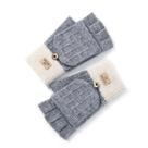 Luvas De Lã Sem Dedos Unissex Para Inverno, À Prova De Vento, Quentes, Para Atividades Ao Ar Livre,