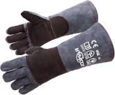 Luvas de lareira RAPICCA Fire Resistentes ao Calor Cinza Escuro XL