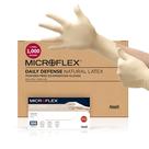 Luvas de látex descartáveis Microflex Daily Defense Medium