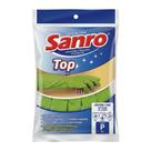 Luvas de Látex Top Sanro Verde Tamanho P