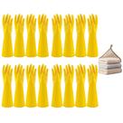 Luvas de limpeza Vsootal Reutilizáveis de Borracha para uso doméstico (8 pares)